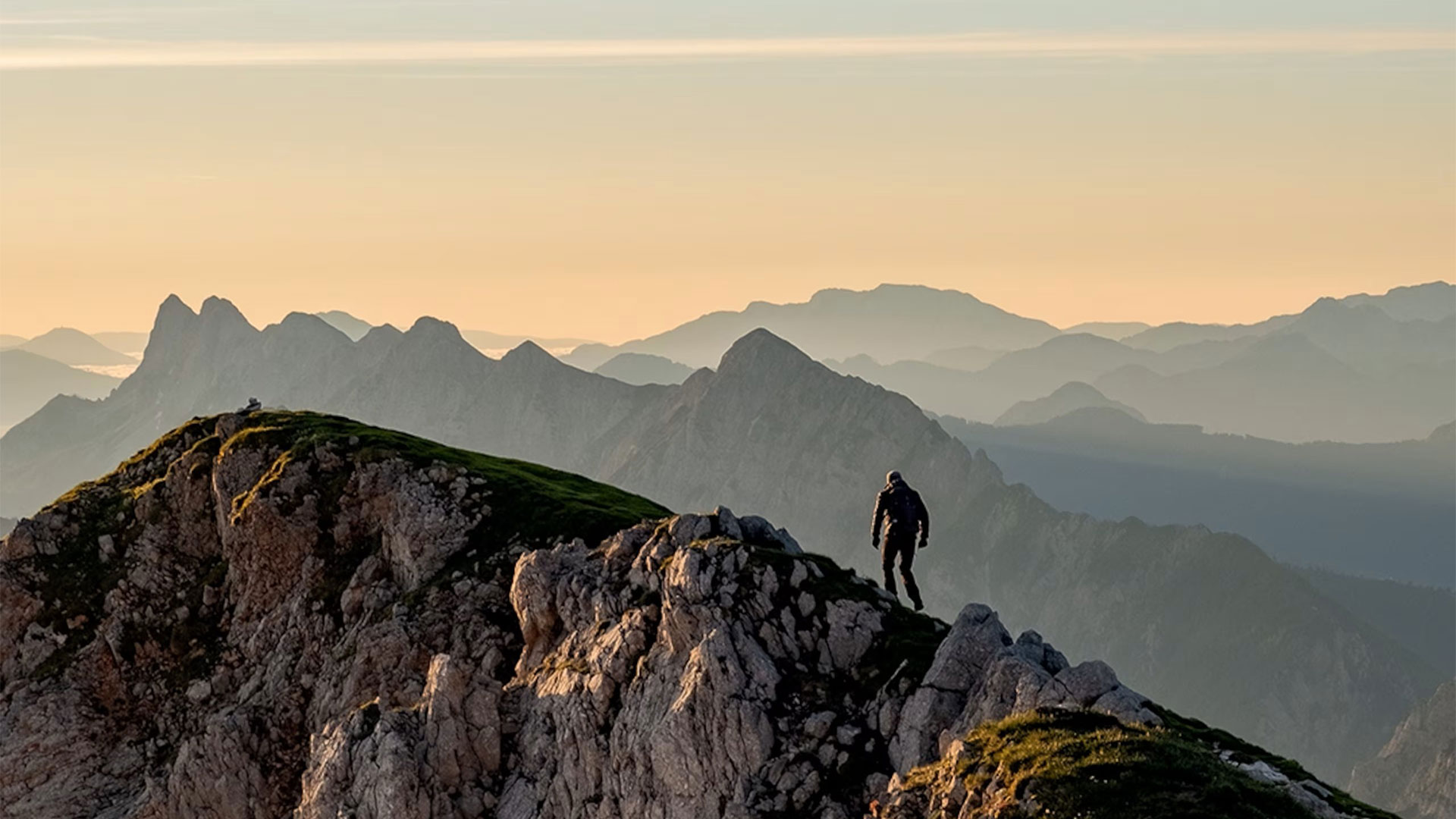 The summit of Mount Stol is the highest peak of the Karawanks, reaching 7,336ft high. Photograph by Francesco Lastrucci